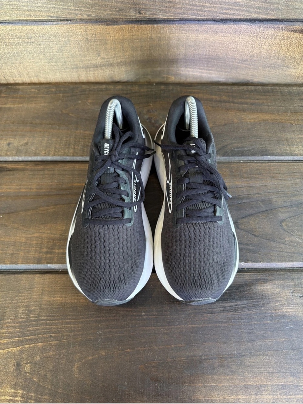 Brooks Glycerin 21 Black & White Sneakers Running Shoes Women Size 8.5 B - Picture 2 of 11